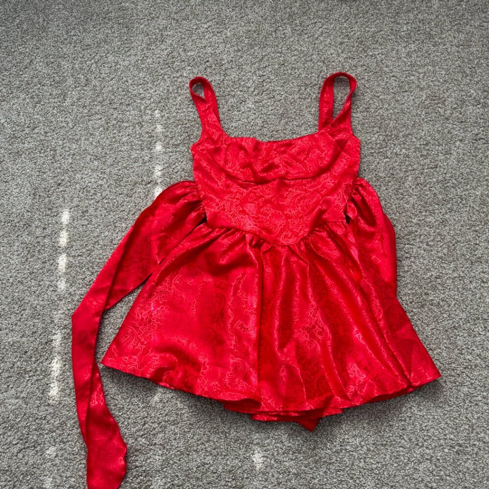 Lucy in the sky red dress